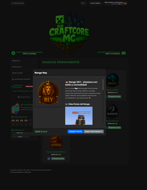 Descripción de Rangos