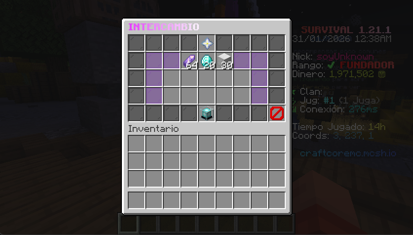 Interfaz de Intercambio